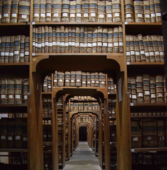 Central State Historical Archive of Ukraine in Lviv (interior). Image - Central State Historical Archive of Ukraine in Lviv (interior).